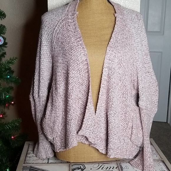 American Rag Cie Pink Chunky Cardigan Sweater - Picture 1 of 9